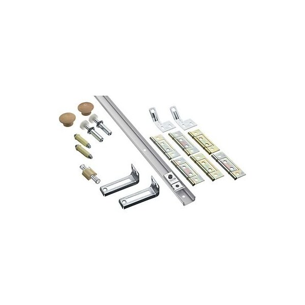 Best Hinges 30 lb. Bifold Retail Set for 48in Opening # S402-044 White Finish BF300048 - main